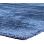 Blaue Morgenland Teppich-Läufer aus Viskose schmutzabweisend 