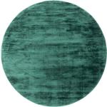 Grüne Morgenland Hochflorteppiche & Shaggy Teppiche 190 cm aus Viskose schmutzabweisend 