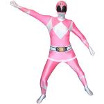 Rosa Power Rangers Halloween Morphsuits Handwäsche für Herren Größe M 