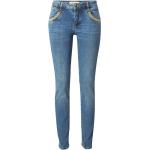 Blaue Mos Mosh Skinny Jeans mit Nieten aus Denim für Damen Größe XL 