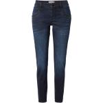 Dunkelblaue Mos Mosh Slim Jeans mit Nieten für Damen Größe XL 