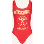 Reduzierte Rote MOSCHINO Damenbadeanzüge & Damenschwimmanzüge aus Elastan Größe M 