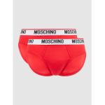 Rote MOSCHINO Moschino Swim Herrenslips aus Elastan Größe XL 