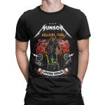 Most Metal Tour Vintage Musik Eddie Munson Gitarrist Stranger Things T-Shirt für Männer Kurzarmhemd Grafikkleidung