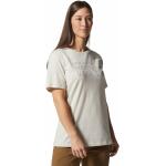 Reduzierte Graue Kurzärmelige Mountain Hardwear T-Shirts aus Baumwolle für Damen Größe S 