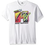 MTV Herren Springbreak 94 Logo T-Shirt, Weiß, X-Groß
