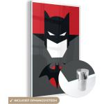 Rote Batman Bilder & Wandbilder glänzend aus Glas 
