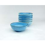 Blaue CreaTable Nature Collection Müslischalen aus Keramik 6 Teile 