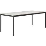 Muuto Base Tisch rechteckig Laminat/HPL,Metall - 190x73x85 cm weiß Laminat - white Laminate (029) L