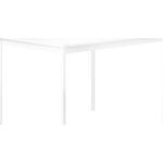 Muuto Base Tisch rechteckig - weiß Laminat/HPLMetall - 140x73x80 cm weiß Laminat - white Laminate (002) S