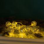 Goldene My Flair LED Lichterketten aus PVC 