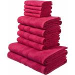Rote My Home Vanessa Frottierhandtücher aus Baumwolle 70x140 10 Teile 