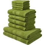 Grüne My Home Vanessa Frottierhandtücher aus Baumwolle 70x140 10 Teile 