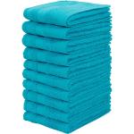 Blaue My Home Vanessa Handtuch Sets aus Baumwolle 30x30 10 Teile 
