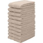 Beige My Home Vanessa Handtuch Sets aus Baumwolle 30x30 10 Teile 