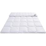 Reduzierte Weiße Allergiker My Home 4-Jahreszeiten Bettdecken aus Baumwolle maschinenwaschbar 155x220 cm 1 Teil 