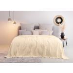 Beige My Home Mira Tagesdecken & Bettüberwürfe aus Baumwolle 