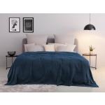 Blaue My Home Mira Tagesdecken & Bettüberwürfe aus Baumwolle 250x250 cm 