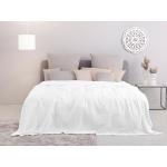 Weiße My Home Mira Tagesdecken & Bettüberwürfe aus Baumwolle 250x250 cm 