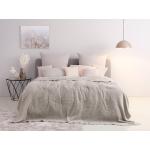 Graue My Home Mira Tagesdecken & Bettüberwürfe aus Baumwolle 250x250 cm 