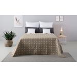Beige My Home Tagesdecken & Bettüberwürfe aus Baumwolle maschinenwaschbar 240x250 cm 