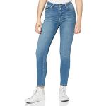 NA-KD Damen Skinny High Waist Jeans, mittelblau, 38 EU