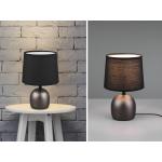 Schwarze Skandinavische Nachttischlampen & Nachttischleuchten aus Keramik 