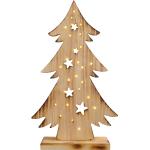 Beige Rustikale Näve Weihnachtsbäume aus Holz 