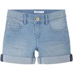 Name It Mädchen Jeans Shorts Light Blue Denim-98
