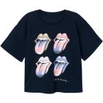 name it - T-Shirt Nkfnarina Rolling Stones In Dark Sapphire, Gr.122/128 dark sapphire 122/128