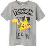 Graue Pokemon Kinder-T-Shirts aus Baumwolle Größe 158 