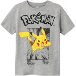 Schwarze name it Pokemon Kinder-T-Shirts aus Jersey für Jungen Größe 158 