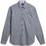 Reduzierte Blaue Klassische Langärmelige NAPAPIJRI Langarmhemden aus Baumwolle für Herren Größe 3 XL Große Größen 