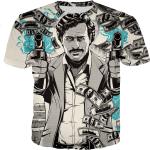 Narcos Pablo Escobar Narcos Männer/Frauen 3D gedruckte T-Shirts Casual Style T-Shirt Streetwear Tops