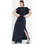 Schwarze Elegante Abendkleider & festliche Kleider aus Baumwolle maschinenwaschbar für Damen Größe M 