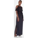 Schwarze Elegante Abendkleider & festliche Kleider aus Baumwolle maschinenwaschbar für Damen Größe L 