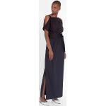 Schwarze Elegante Abendkleider & festliche Kleider aus Baumwolle maschinenwaschbar für Damen Größe M 