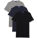 Navigare Herren 570 Sport T-Shirt 3er Pack,Mehrfarbig (grau / schwarz / Navi),Large (Herstellergröße:5)