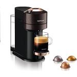 Nespresso De'Longhi Vertuo Next ENV120.BW, Kaffee- und Espressomaschine mit WIFI und Bluetooth, automatische Kapselzubereitung, One-Touch-Zubereitung, 12 Kapseln, Braun