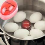 Rote Eieruhren aus Silikon 