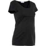 Reduzierte Schwarze Neun Monate Shirts für Schwangere aus Jersey für Damen Größe L 
