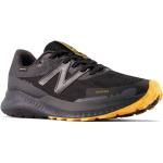 Schwarze New Balance Nitrel Gore Tex Trailrunning Schuhe Schnürung rutschfest für Herren Größe 45 