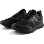 Schwarze New Balance Nitrel Gore Tex Trailrunning Schuhe Schnürung rutschfest für Herren Größe 40,5 