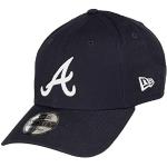 New Era Atlanta Braves MLB Rear Logo Navy/White 9Forty Adjustable Cap - One-Size