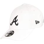New Era Atlanta Braves MLB Rear Logo White/Black 9Forty Adjustable Cap - One-Size