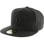 Schwarze New Era 59FIFTY Fitted Caps New York aus Polyester 