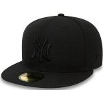 Schwarze New Era 59FIFTY Fitted Caps New York aus Polyester 