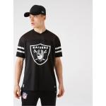 New Era NFL Las Vegas Raiders Outline Logo Oversized Herren T-Shirt schwarz / weiß Gr. S