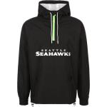 New Era NFL Overlap Logo Seattle Seahawks Herren Windbreaker schwarz / grün Gr. L