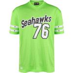 New Era NFL Seattle Seahawks Stripe Sleeve Oversized Herren T-Shirt grün / weiß Gr. L